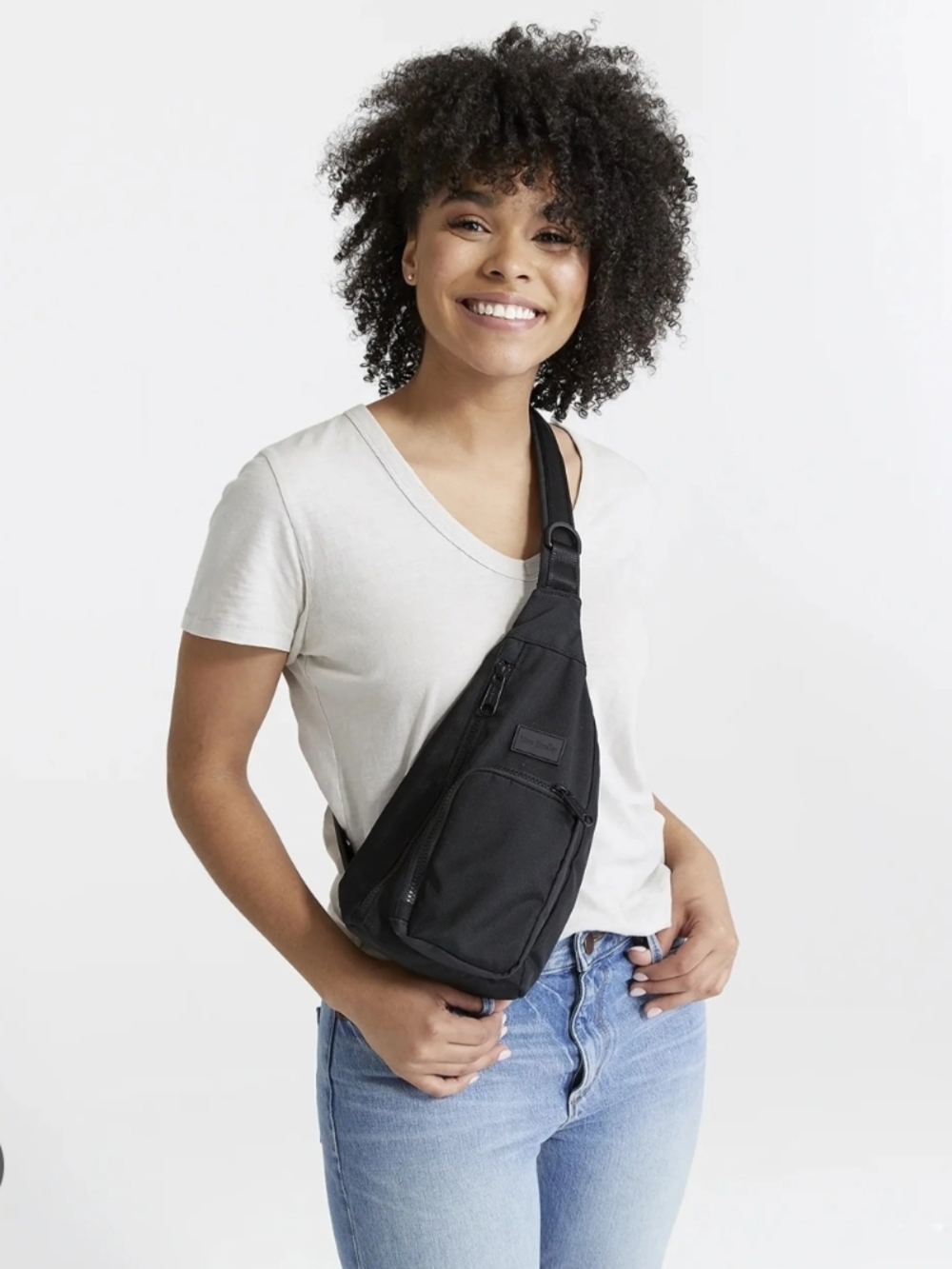 Vera Bradley ReActive Sling Backpack Black Crossbody